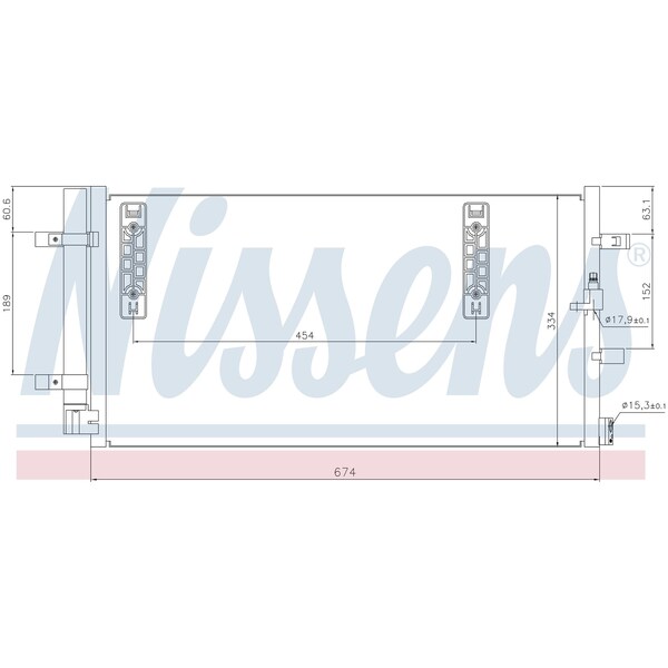 Nissen Condenser Nissens, 940042 940042 - main